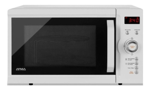 Imagen 1 de 4 de Microondas Grill Atma Easy Cook MD1723GN   blanco 23L 220V