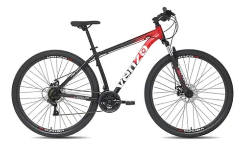Bicicleta R29 Venzo Ahead 21 Vel Shimano Disco Mecanico Negro/rojo M