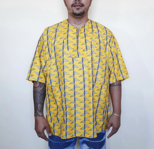 Imagem 2 de 6 de Blusa Bata Masculina Tecido Joel