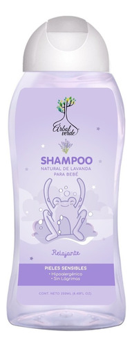  Shampoo Natural Relajante Para Bebé Árbol Verde 250ml