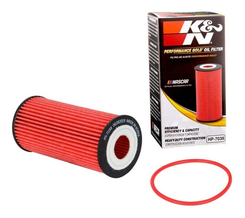 Filtro Oleo K&n Hp-7038 Vw Jetta 211cv 2014+