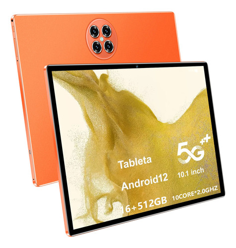 Tablet 10.1  Hd Con Pantalla Grande 16gb+512gb Dual Sim Dual Standby Potente Y Versátil Tablet  Occuwzz Mate