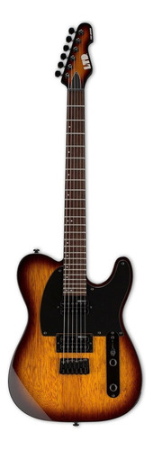 Guitarra eléctrica LTD TE Series TE-200 de caoba tobacco sunburst con diapasón de jatoba asado