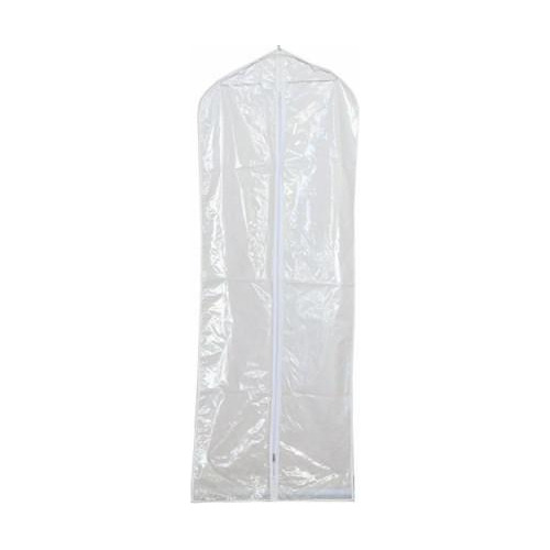 Kit 5 Capa Fundo Tnt Frente Pvc Cristal Vestido 1,80 Branco