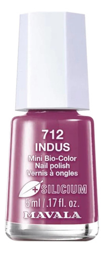 Mavala Bio-color Mini Esmalte Indus 712 Roxo Cremoso 5ml