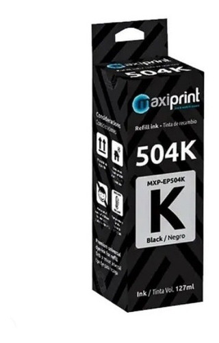 Tinta Epson 504 Ecotank L4150 L4160 L6161 L6171 L6191 Maxipr