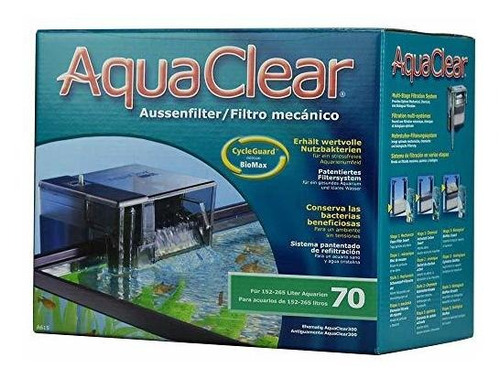 Aqua Clear - Filtro De Pecera Acuario  40 A 70 Galones Ameri