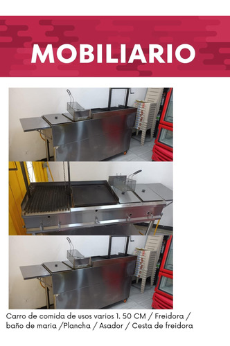 Oferta !!! Se Vende Mobiliario De Comida Rápida 