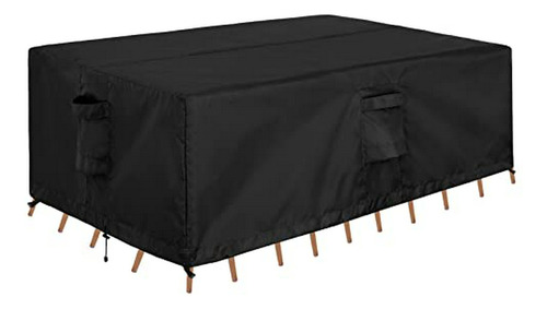 Cobertor Exterior Para Muebles De Patio - Negro