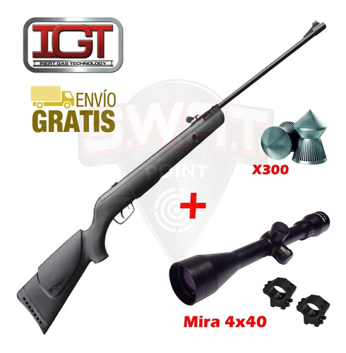 Rifle Aire Comprimido Gamo Big Cat Igt Nitro 5.5 + Mira 4x40