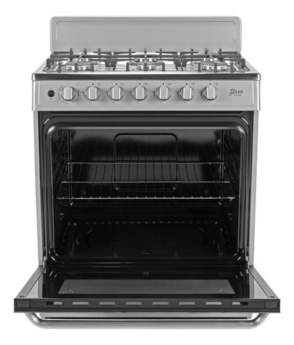 Estufa De Piso Midea Con Copete 30 Plus Chef Silver