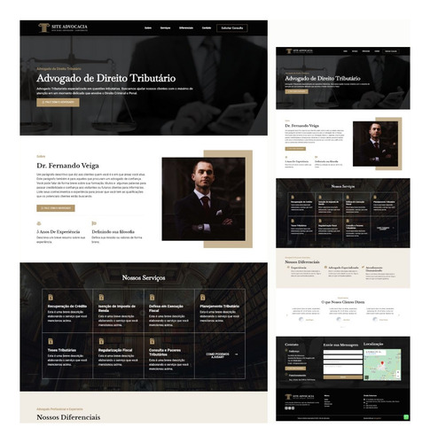 Site Para Advogado Landing Page Advogado + Configurações