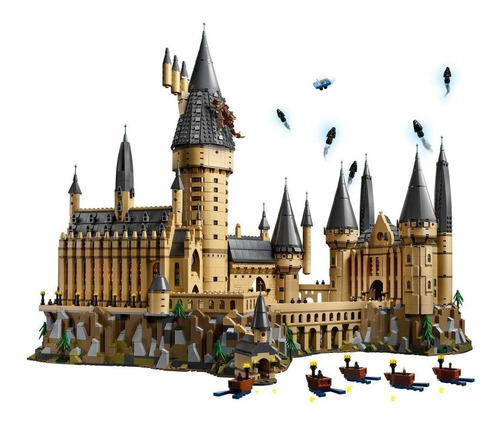 Imagen 1 de 6 de Bloques para armar Lego Harry Potter Hogwarts castle 6020 piezas  en  caja