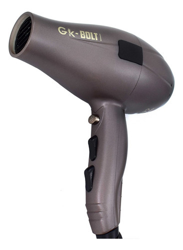 Secador Semiprofesional Para Cabello Bolt 3.900w Gonka Color Gris 110v