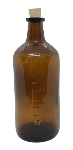 Botella Vidrio Agropecuario Licor Con Tapon 500 Cc Pack X20 