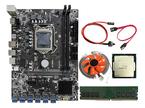 Placa Base Minera B250c Btc Con Cpu G3930/g3900+8g Ddr4 Ra