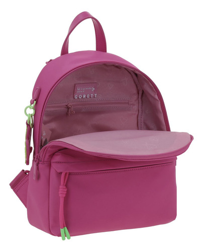 Mochila Gorett Tay Backpack Gs25087-p Color Rosa Chicle Diseño De La Tela Liso
