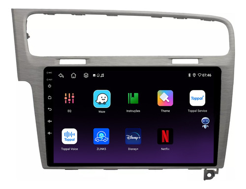 Central Multimidia Golf Mk7 10p Android Carplay 2/64gb