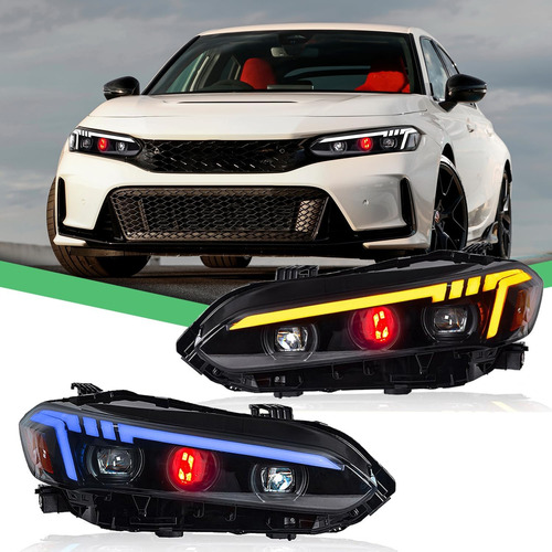 Faros Delanteros Led Para Honda Civic De 11ª Generación 2022