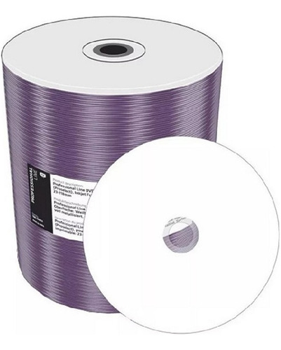 Imagen 2 de 6 de Dvd+r 16x Dinam Printable Bulk X100 Unidades Nnet