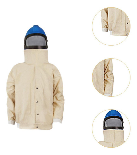 Nuevo Chaqueta De Chorro De Arena, Ropa De Espejo Curvo