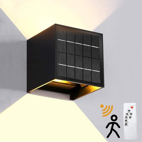 Luces De Pared Cuadradas Al Aire Libre Con Sensor De Movimie