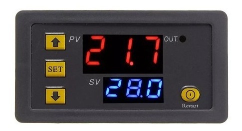 Controlador De Temperatura Termostato Termómetro 12v
