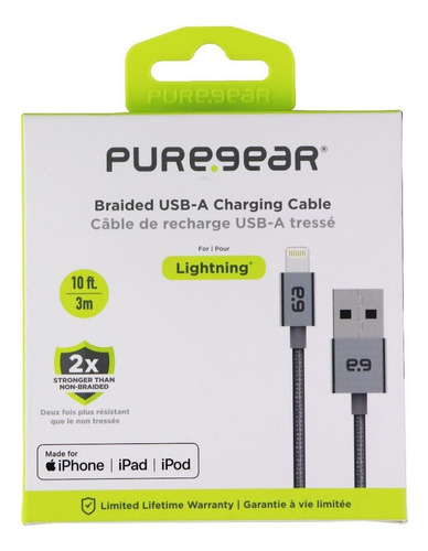 Puregear Cable Mfi 3m Para iPad Mini 4 A1550 A1538