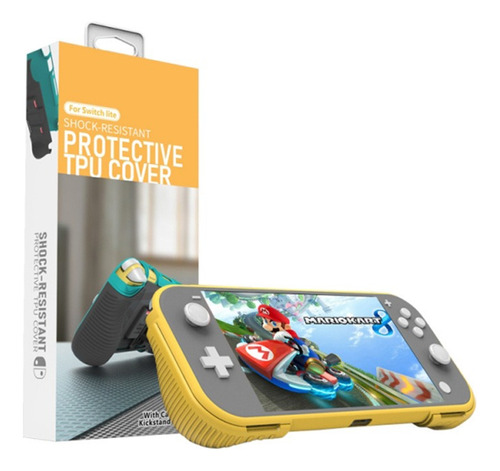 Funda Protectora 2 En 1 Para Nintendo Switch Lite Anticaída