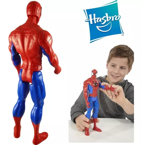 Muñeco Spiderman Articulado Con Sonido 30cm E3552 Hasbro