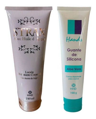 Loción Hidratante Strax+guante Silicon Con Aloe