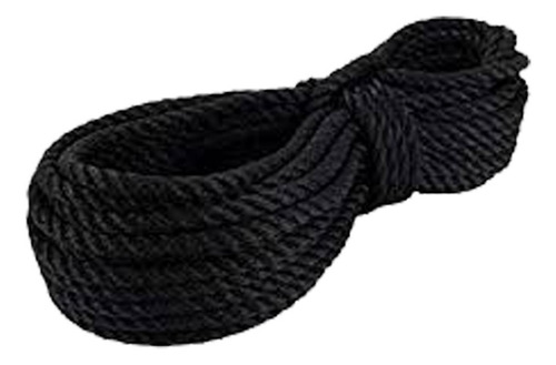 Lazo Soga Malla Sombra Uso Agricola Prot. Uv Negro 1 Kg 8 Mm