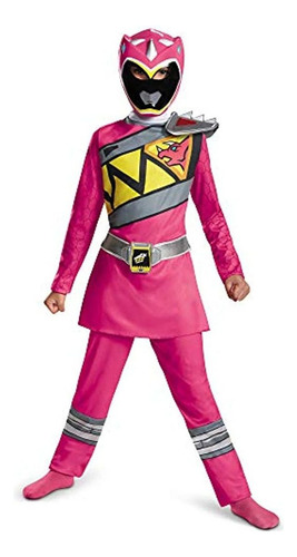 Disfraz Clásico De Power Ranger Dino Charge Rosa