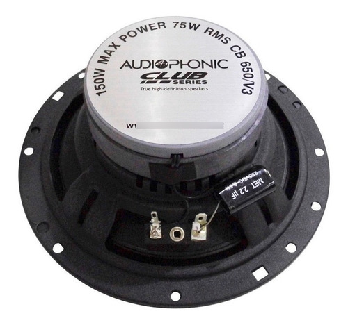 Imagem 7 de 7 de Kit 2 Vias De 6 + Kit Coaxial De 6 Audiophonic Club