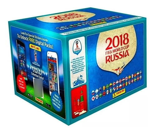 Caja Italiana Panini Album Mundial Rusia 2018 Barata Sobres