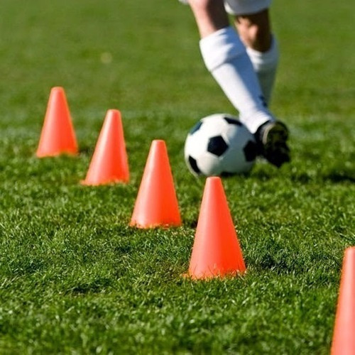 Set 10 Conos Entrenamiento Agilidad Multicolor 23cm Futbol