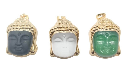 Collar Buda, Colgante, Cobre, Budismo, Cristal, Moda, Piedra