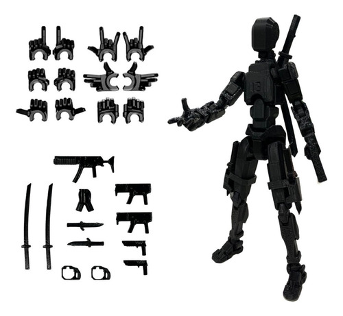 Ll Figura Acción Dummy13 Impresa En 3d 5.54 Pulgadas
