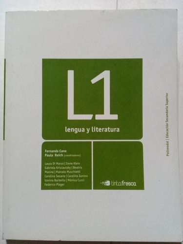 Lengua Y Literatura 1 - L1 - Tinta Fresca - 2009 -