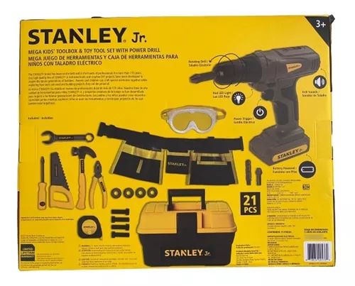Stanley Jr Set Caja Herramientas De Juguete para Niño 21 Pza :  : Juguetes y Juegos