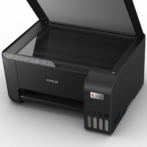 Impressora a cor multifuncional Epson EcoTank L3250 com wifi preta 110V
