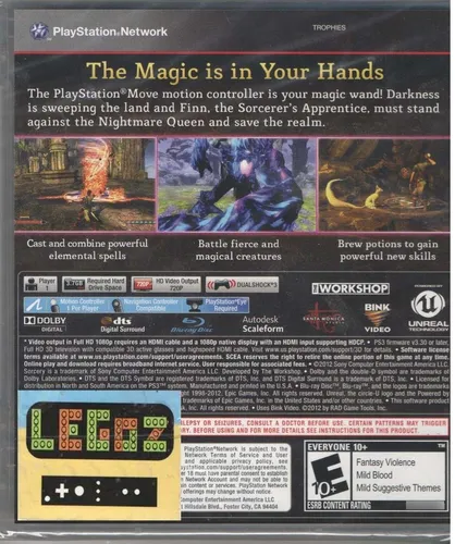 Legoz Zqz Sorcery Ps3 Sellado Ref 1316
