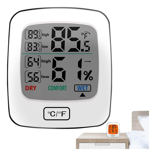 Higrómetro De Humedad Interior - Detector De Humedad Domésti