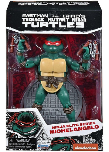 Tortugas Ninjas Michelangelo Ninja Elites Series Playmates