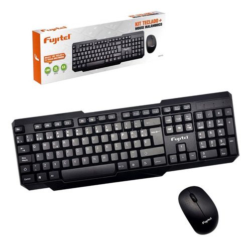 Kit Teclado + Mouse Inalámbrico Fujitel