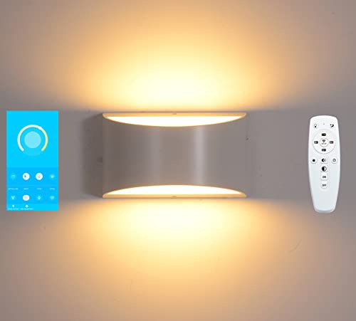 Apliques De Pared Regulables Led Con Control Remoto, Moderno