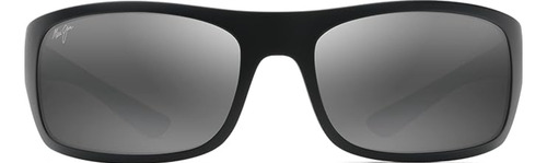 Gafas De Sol Maui Jim Big Wave Polarizadas - Color: Black Matte/neutral Grey