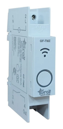 Imagen 1 de 5 de Interruptor Inteligente Wifi Riel Din Gralf 16a Temporizador