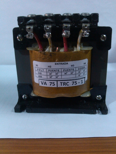 Transformador De Control 75va.480 / 240 - 240 / 120. 48$