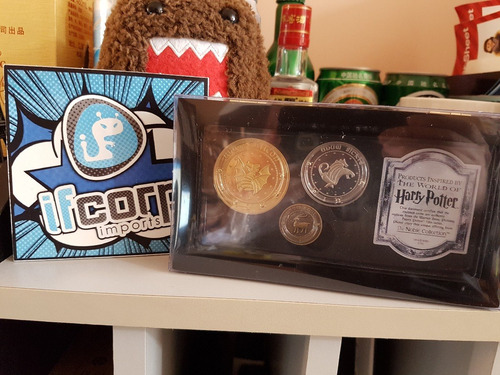 Harry Potter Gringotts Bank Coin Original Set De 3 Monedas
